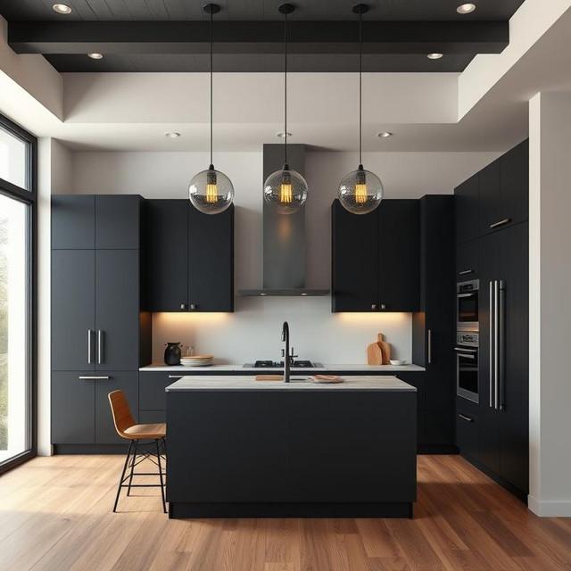 24 Black Kitchen Interior Ideas to Transform Your Space - Home Decor ...
